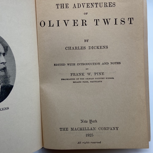 The Adventures of Oliver Twist by Charles Dickens 1925 Hardcover Vintage - Picture 7 of 14